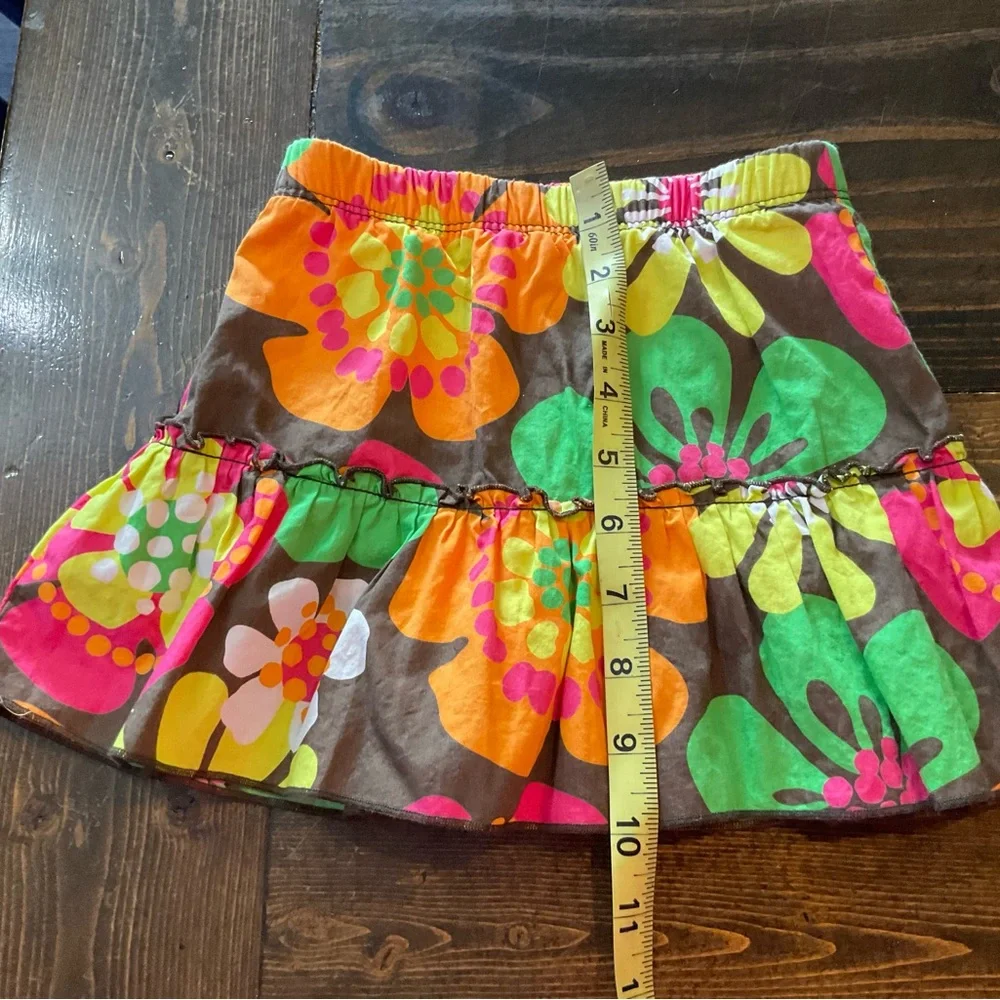 70’s Vibe Carter's Toddler Skorts- Pink, Orange, Green